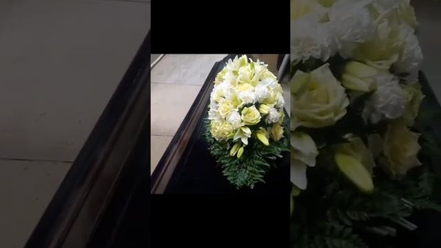 Траурная композиция на гроб N56 смотреть онлайн