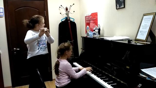 Маленькая полька. Исполняют Соня и Маша смотреть онлайн