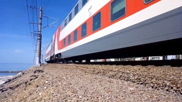 "Очень приветливая бригада!" ЭП20-034 с поездом 103/104 Москва-Адлер | Хоста смотреть онлайн