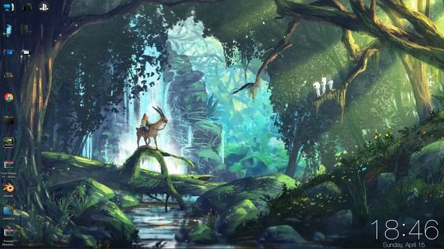 Princess Mononoke Forest live wallpaper free download смотреть онлайн