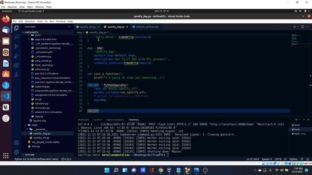 Eq 2 TIS 4 Proceso ETL Caso Práctico | Apache Airflow | Spotify | Ubuntu | VSCode | DBeaver смотреть онлайн