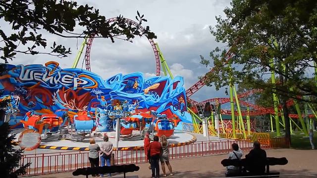 Парк аттракционов "Диво остров" в Санкт-Петербурге, "Шейкер"... смотреть онлайн