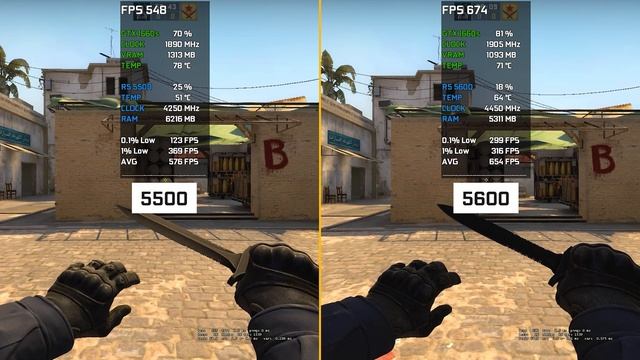 CS:GO : Ryzen 5 5500 Vs Ryzen 5 5600