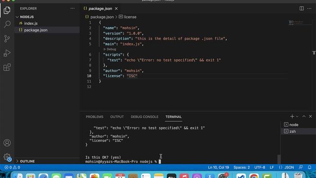json file in node js part#4 смотреть онлайн