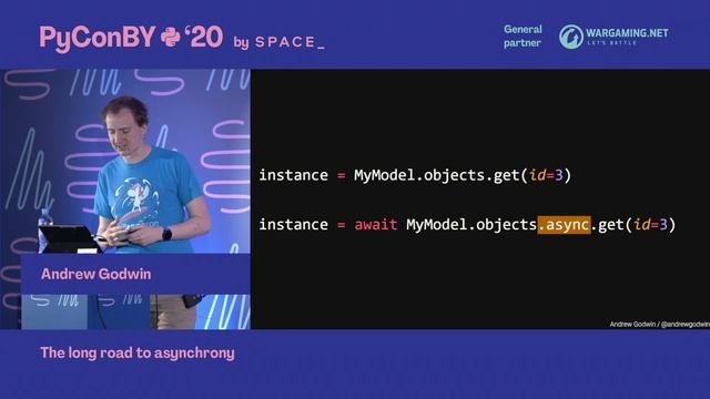 PyConBY 2020: Andrew Godwin - The long road to asynchrony смотреть онлайн