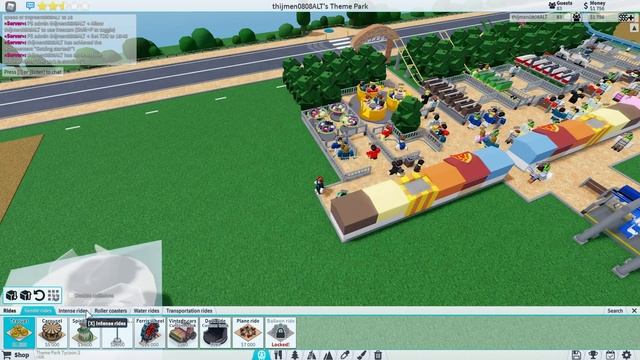 How To Get A 5 Star Park In Theme Park Tycoon 2! | Tutorial