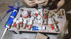 Пайка труб. Полипропилен. Установка счетчиков.