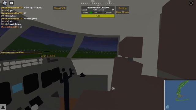Landing a bombardier CRJ700 on Tokyo international airport [ Roblox Pilot Training simulator ] смотреть онлайн