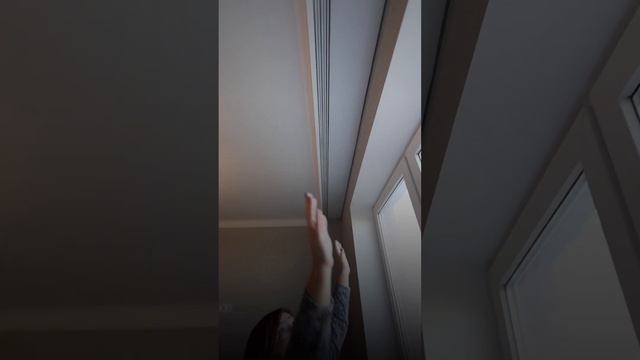 Скрытые "подшторники" #дизайн #ремонт #интерьер смотреть онлайн