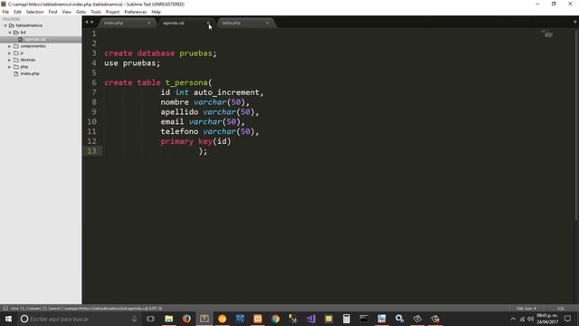 Tablas dinamicas con php, mysql, jquery y bootstrap | Conexión con php y mysql. Cap 5 смотреть онлайн