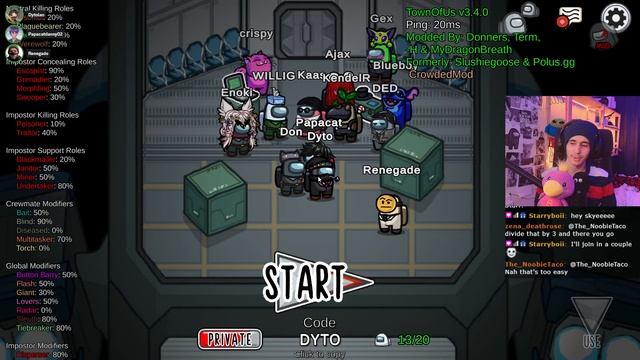 Town Of Us (Among Us) + Modded PlateUp! || 10th January 2023 смотреть онлайн