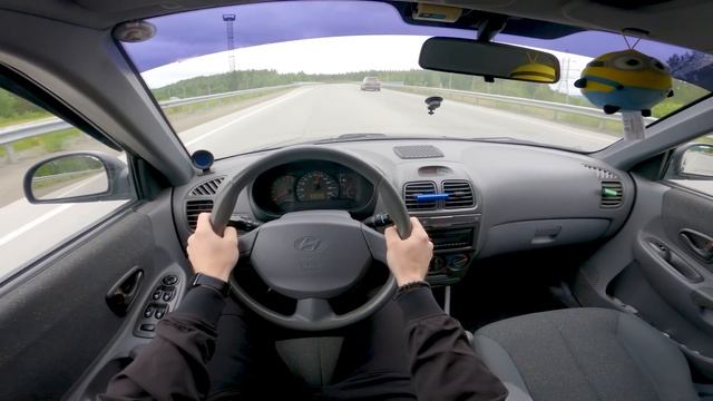 2008 Hyundai Accent 1.5 AT - POV TEST DRIVE смотреть онлайн