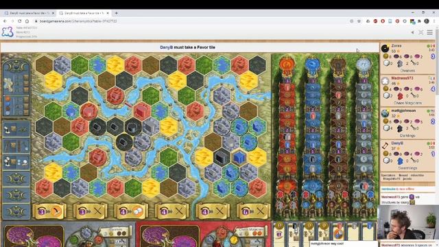 Dwarves' game (air2) June 23 1st game (Terra Mystica) смотреть онлайн