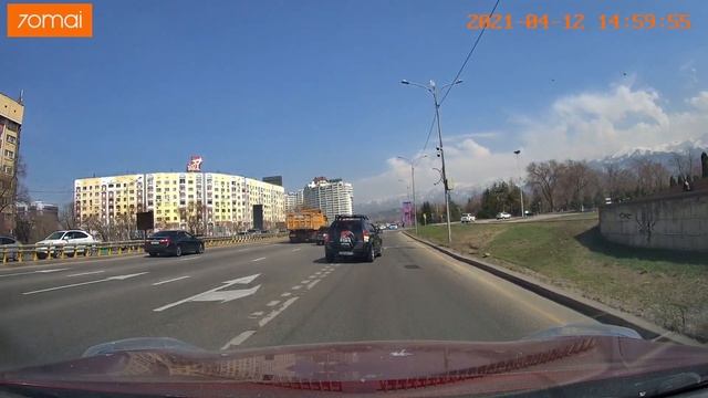 Kazakhstan. Almaty. The roads . Алматы. Дороги нашего города во время карантина. смотреть онлайн