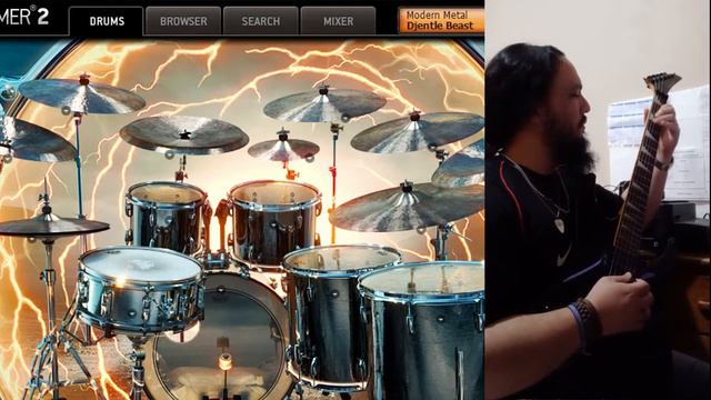 Aria Pro XL DLX - Toontrack Ezdrummer 2 Modern Metal Djentle Beast Preset смотреть онлайн