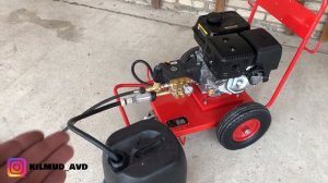 Бензиновая мойка высокого давления. Работа от бочки. KILMUD BM15/250C