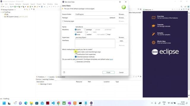 How to install & Setup Java JDK in Eclipse | How to run 1st Java Program "Hello World" in Eclipse смотреть онлайн
