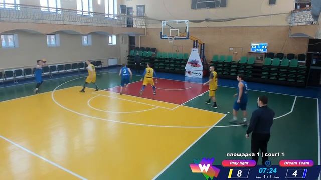Winners League 25.02.2021 Play light (yellow) - Dream Team (blue) 12:20 смотреть онлайн