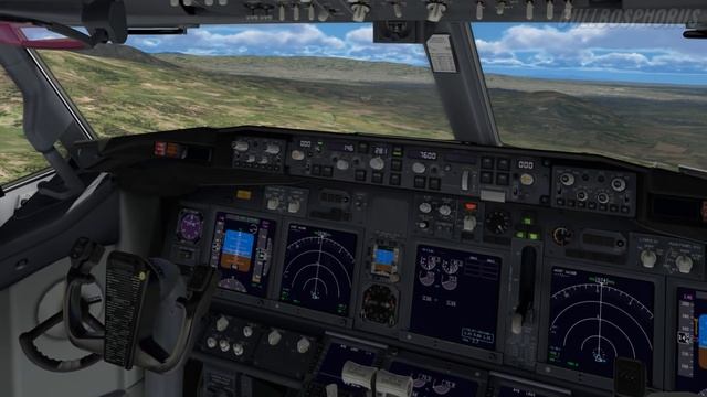 X-Plane 11 - B737 MAX Ethiopia Airlines, Approaching into Addis Ababa (HAAB) смотреть онлайн