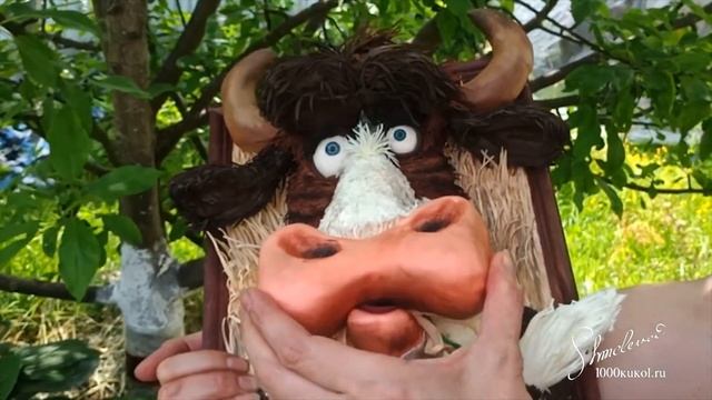 Фоамиран! Презентация МК "Бычок Рома, шевелящий бровями" (фом-арт) смотреть онлайн