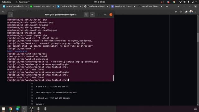 How to Install Wordpress CMS using LEMP stack on Ubuntu Linux 20.04 LTS смотреть онлайн