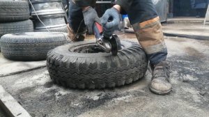 нарезаем протектор своими руками