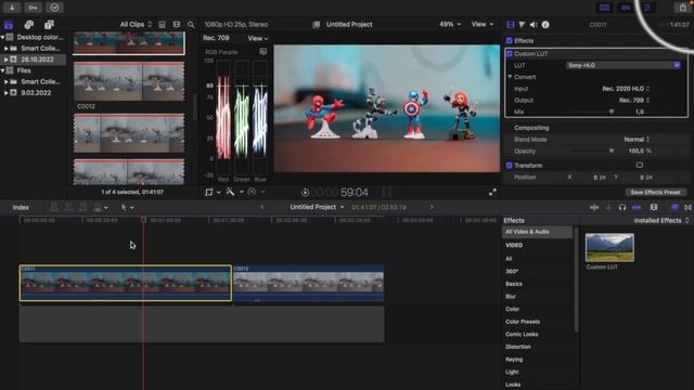 How to Correct Skin Tone in Final Cut Pro X - Perfect Color Correction смотреть онлайн