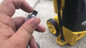 Течь мойки HUTER W195-Pro. Уплотнительное кольцо.