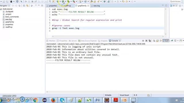 Text filtering Utility - grep(session 1) смотреть онлайн