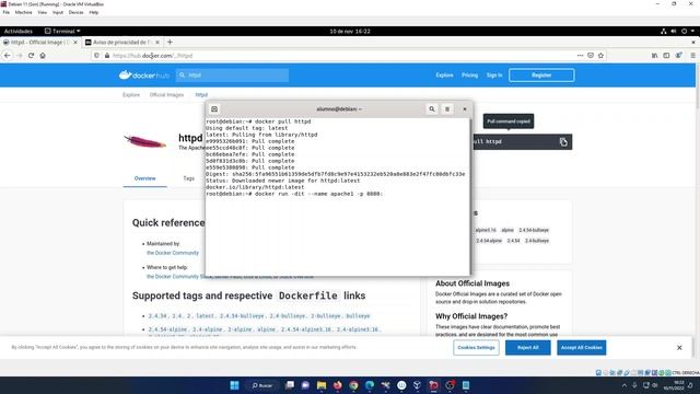 Apache en Docker смотреть онлайн