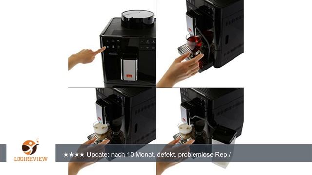 Melitta F53/1-102 Platzsparender Kaffeevollautomat Caffeo Passione One Touch, Milchbehälter, Schwar смотреть онлайн