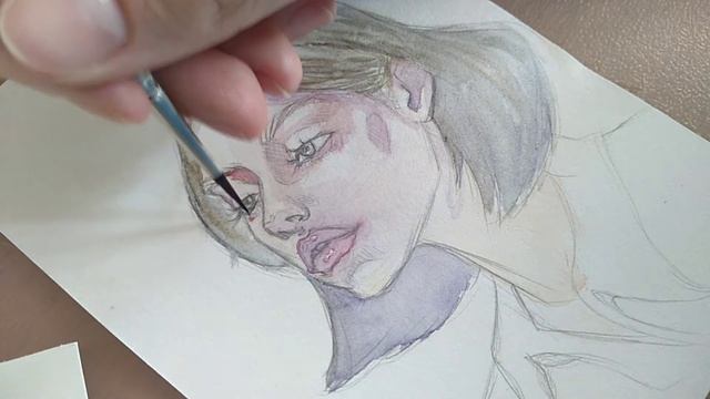 5 фишек рисования АКВАРЕЛЬЮ, которые я поняла // speedpaint ? смотреть онлайн