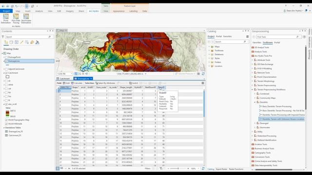 Arc Hydro in ArcGIS Pro смотреть онлайн