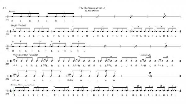 The Rudimental Ritual (100 bpm)