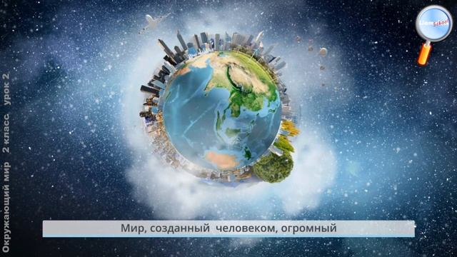 Окружающий мир 2 класс (Урок№2 - Природа и рукотворный мир.) смотреть онлайн