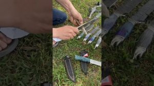 тест на нож из стали HSS быстрорежущая 62-64 единиц твёрдости. @kizlyarskienozhi