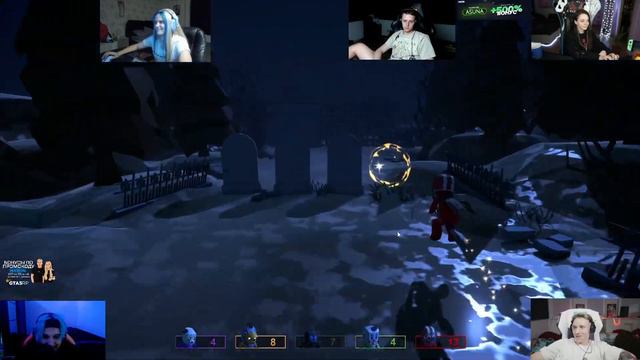 МОДЕСТАЛ ИГРАЮТ В PUMMEL PARTY - Modestal, Follentass, Fasoollka, Vatarisgame #2