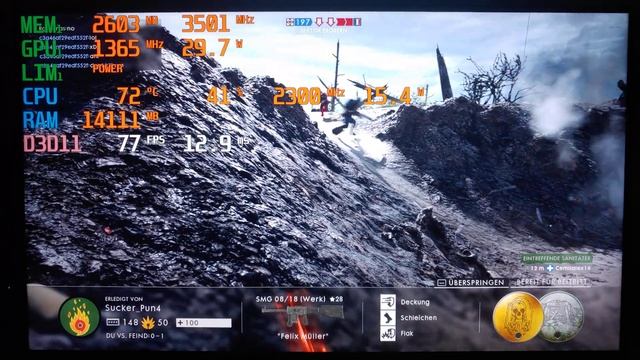 Nvidia T2000 Battlefield 1 Gameplay 1080/High смотреть онлайн