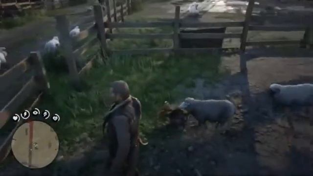 Red Dead Redemption 2 - Who let the sheep out... смотреть онлайн
