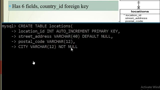 MYSQL LESSON 9:CREATING LOCATIONS RELATION смотреть онлайн