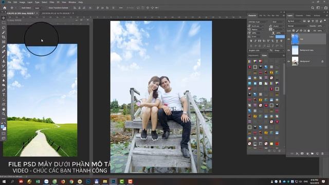 HƯỚNG DẪN TẠO MÂY TRÊN PHOTOSHOP CC смотреть онлайн