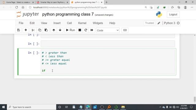 07 Class | Comparison operator in Python Programming (URDU-HINDI) смотреть онлайн