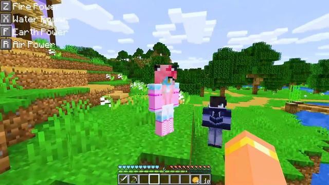 Playing as an ELEMENTAL GODDESS in Minecraft! смотреть онлайн