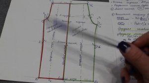 Выкройка женских брюк без боковых швов на резинке.mp4