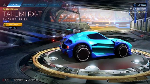 ROCKET LEAGUE ITEM SHOP - *NEW* Cobalt Takumi Rx-t Import Car - 11.01.21 смотреть онлайн