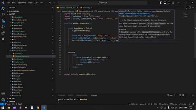 How to Create Nested Collection in Firebase with React смотреть онлайн