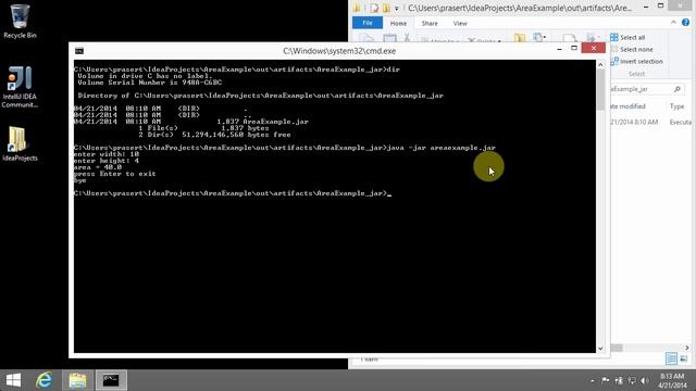 สอน Java: การสร้างและแปลง .jar (Java ARchive) ให้เป็นไฟล์ .exe (console app) смотреть онлайн