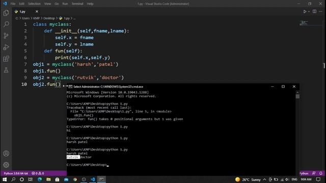 Python tutorial - Classes/Objects & Inheritance смотреть онлайн