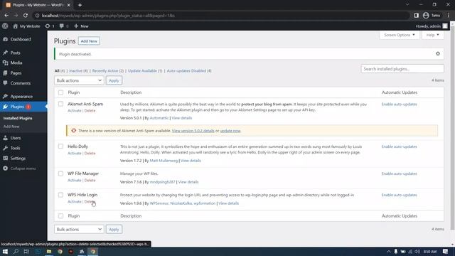 Hide Wordpress Login Page with plugin & manual code - How to change WP Admin URL смотреть онлайн