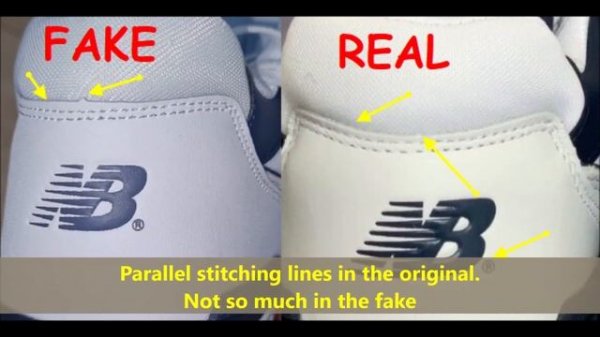 New Balance 550 how to spot fake. Real vs fake New Balance 550 sneakers